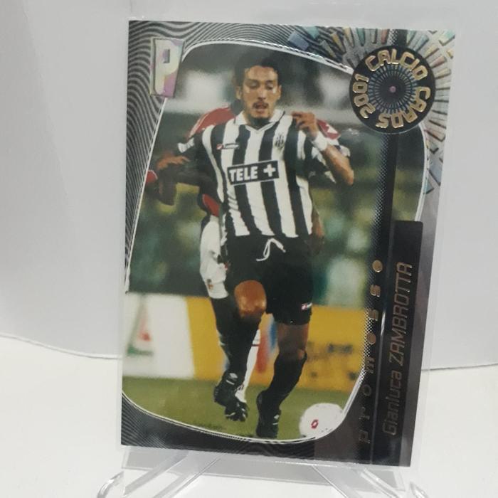 Kartu Bola Panini 2001 Gianluca Zambrotta Juventus - MOST WANTED CARD TaO 