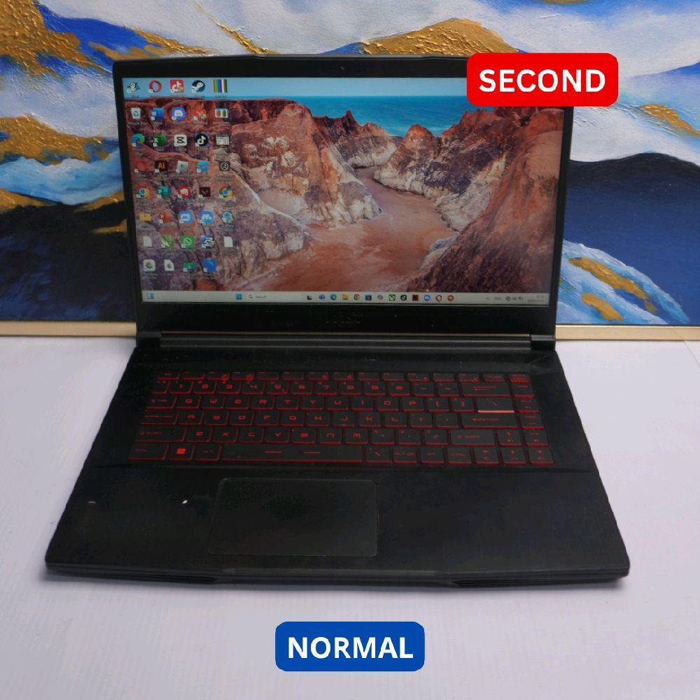 MSI GF63 THIN 11UC I7 11800H 16 GB (14") LAPTOP SECOND ORIGINAL SINAR MUTIARA CELL