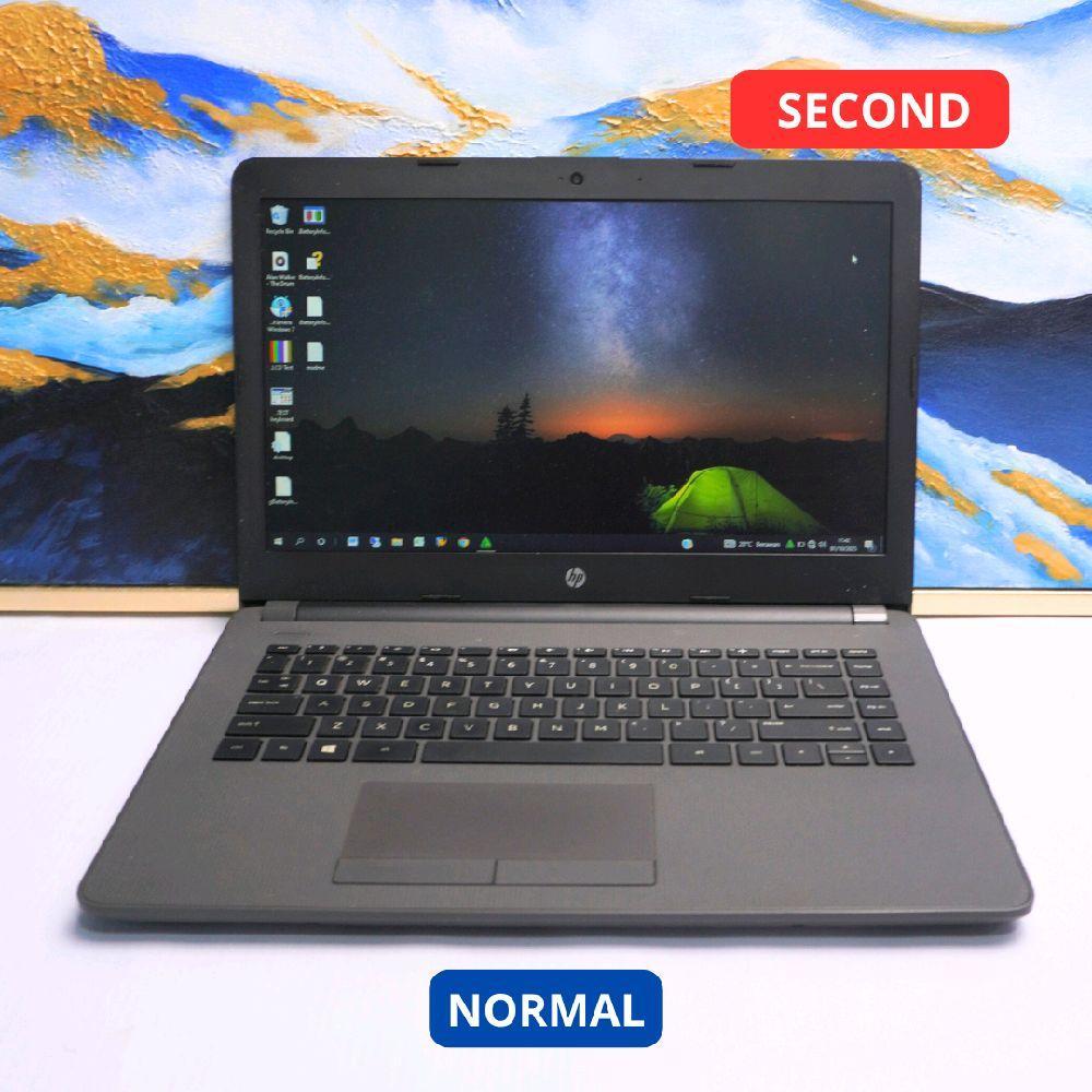 HP 240 G6 NOTEBOOK PC i5 7200U 4 GB (14") LAPTOP SECOND ORIGINAL SINAR MUTIARA CELL
