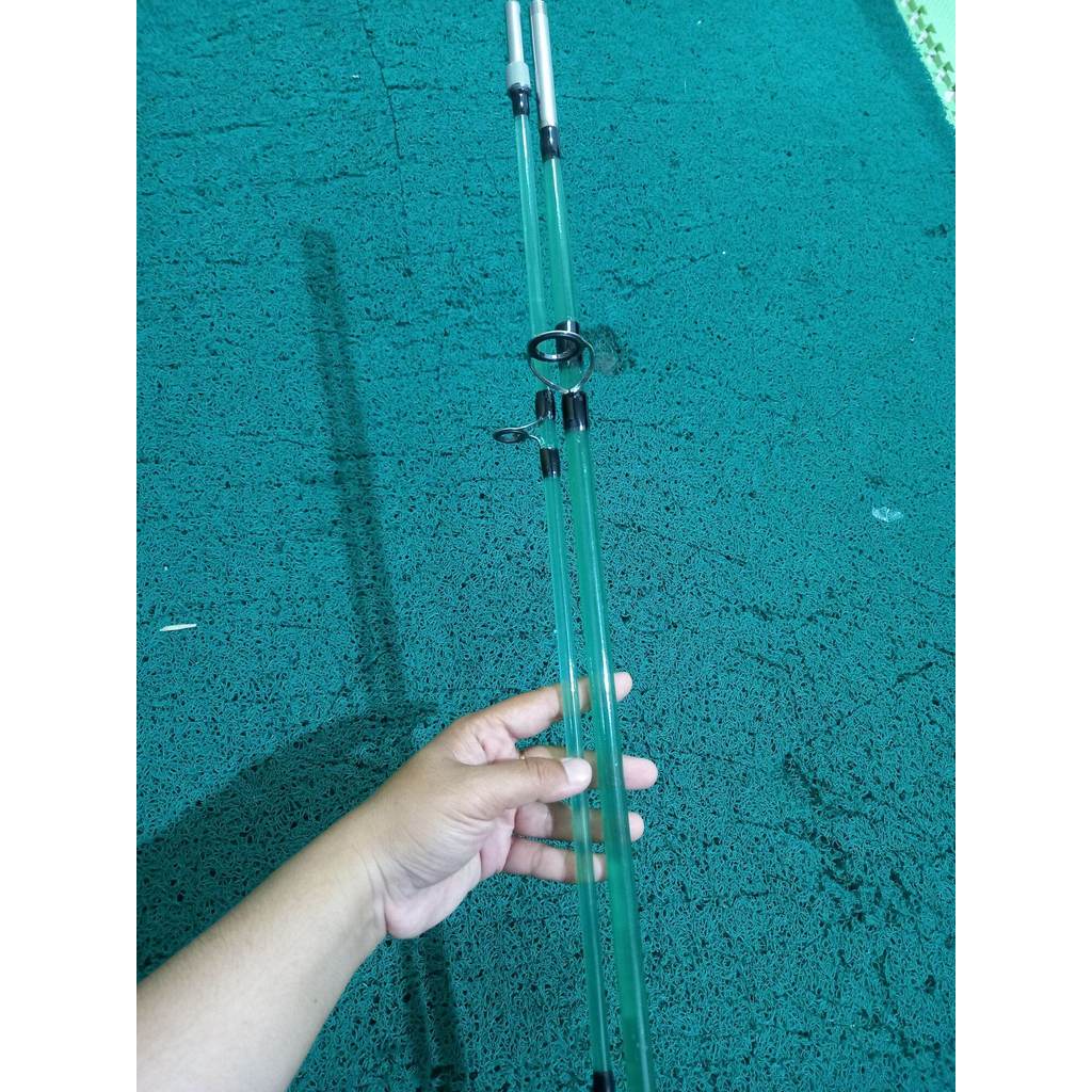 joran transparan sambungan drat panjang 240 cm