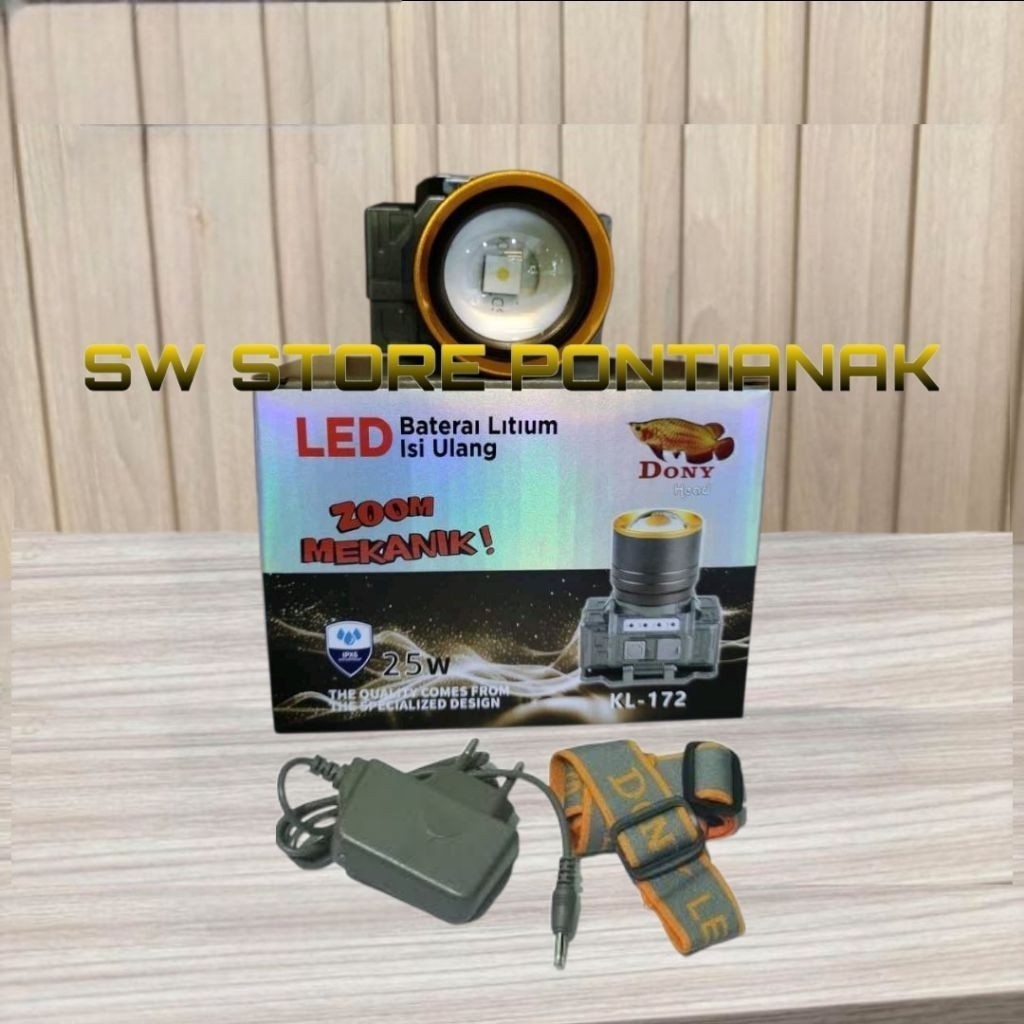 DONY KL-172 25 WATT / SENTER KEPALA DONY LED KL 172 CAHAYA TERANG PUTIH DAN KUNING