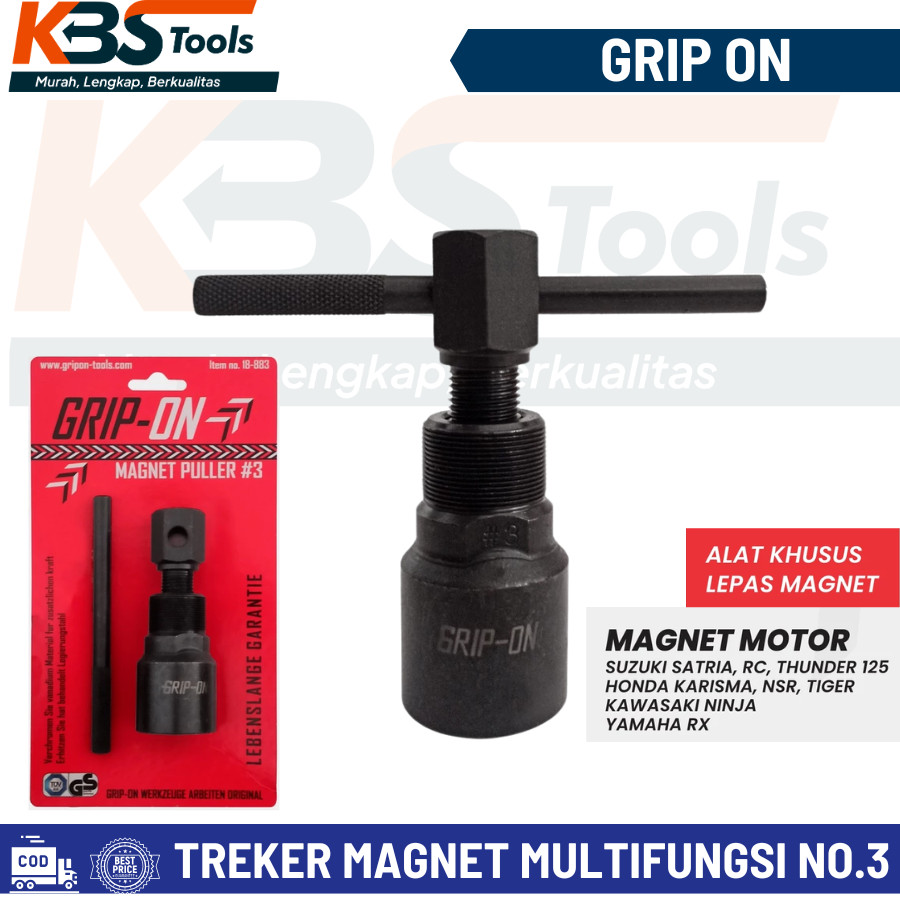GRIP ON Treker Magnet Motor no 3 Magnetic Puller Multifungsi 18-883 No.3 HONDA Karisma NSR Tiger Rev