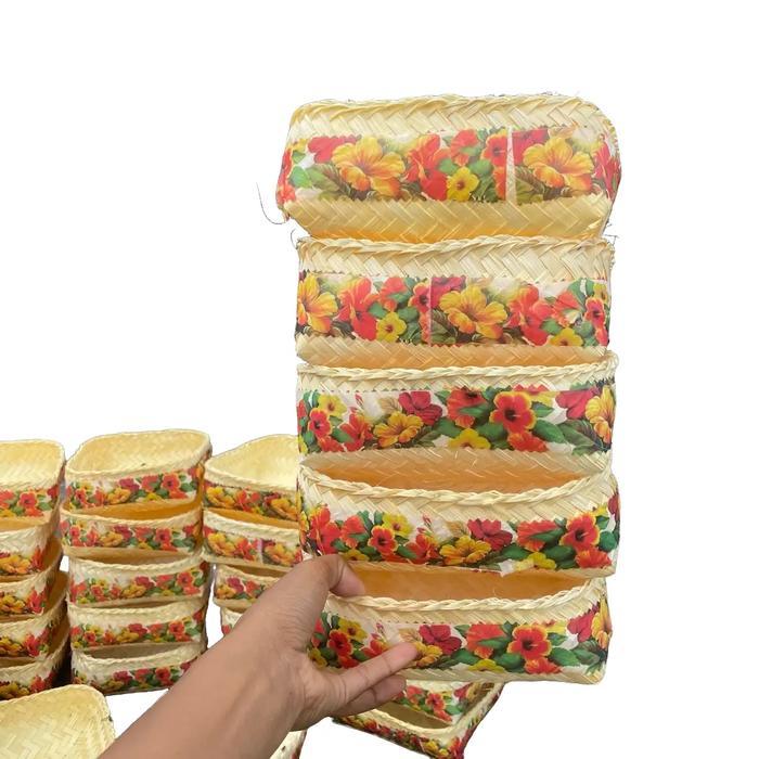 Bokor Sodan Bambu (10pcs) size 15cm Bokor Sodan Murah Bokor Sodan Deco - 10pcs