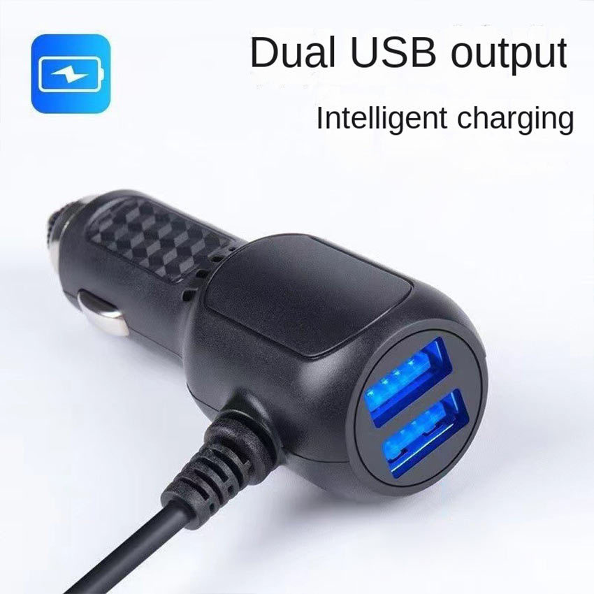 Charger Kamera Mobil Dashcam Adaptor 2USB Mini Usb / Micro