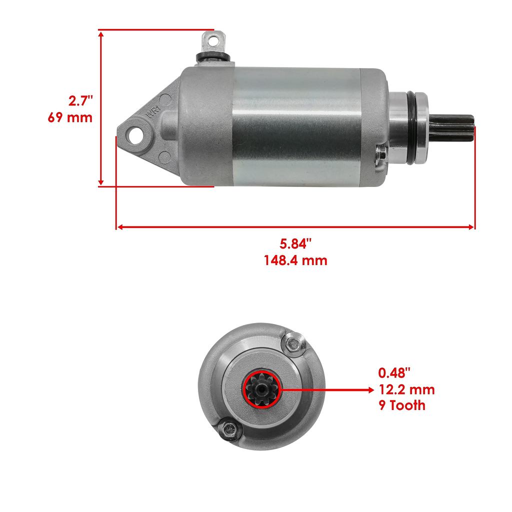 2GB818900100 Starter for Yamaha WR250F WR250F YZ250FX YZ250F 20152019 Engine Accessories Replace OEM