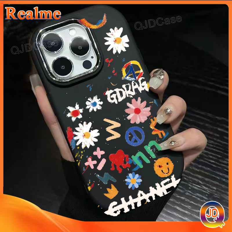 Realme Case Flower B Untuk C11 C12 C15 C65 C25 C20 C11 C21 C35 C53 C51 C55 C63 C65 C67 C75 C71 5 8 9