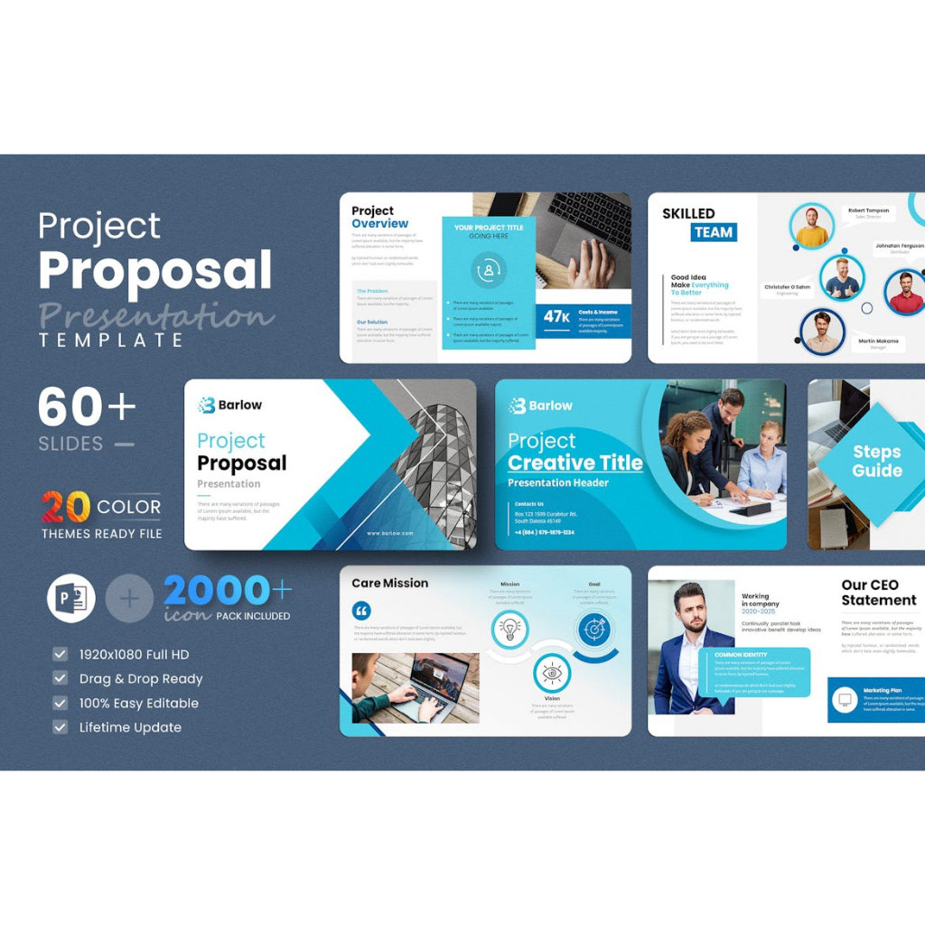 Project Proposal Powerpoint Presentation Template