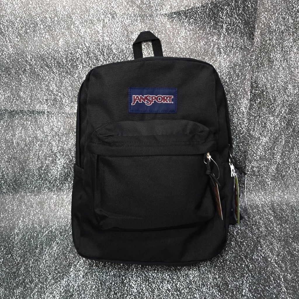 TAS RANSEL JS JANSPORT SPORT BAG ORIGINAL BLACK BACKPACK