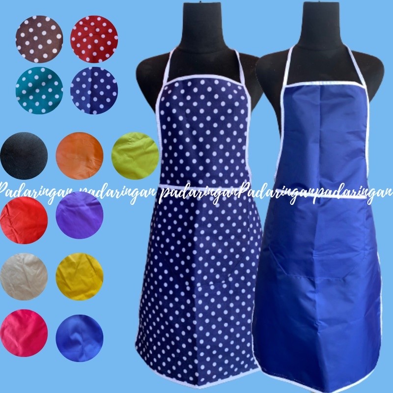 Celemek Anti Air / Celemek Polos / Celemek Polkadot / Celemek Masak / Celemek Murah