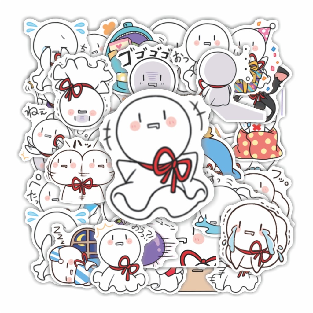 COD 50 PCS Stiker  MAFUTERU Stiker Tahan Air – Ideal untuk Melindungi dan Mendekorasi Barang Laptop,