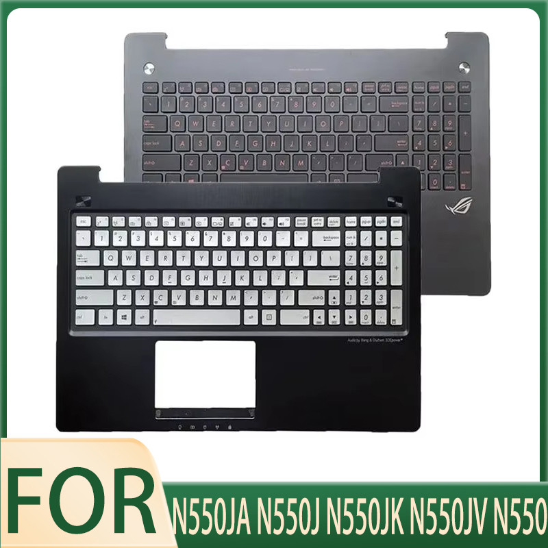 PREORDER New US Backlit Keyboard with Black Palmrest C Cover For N550JA N550J N550JK N550JV N550 Top