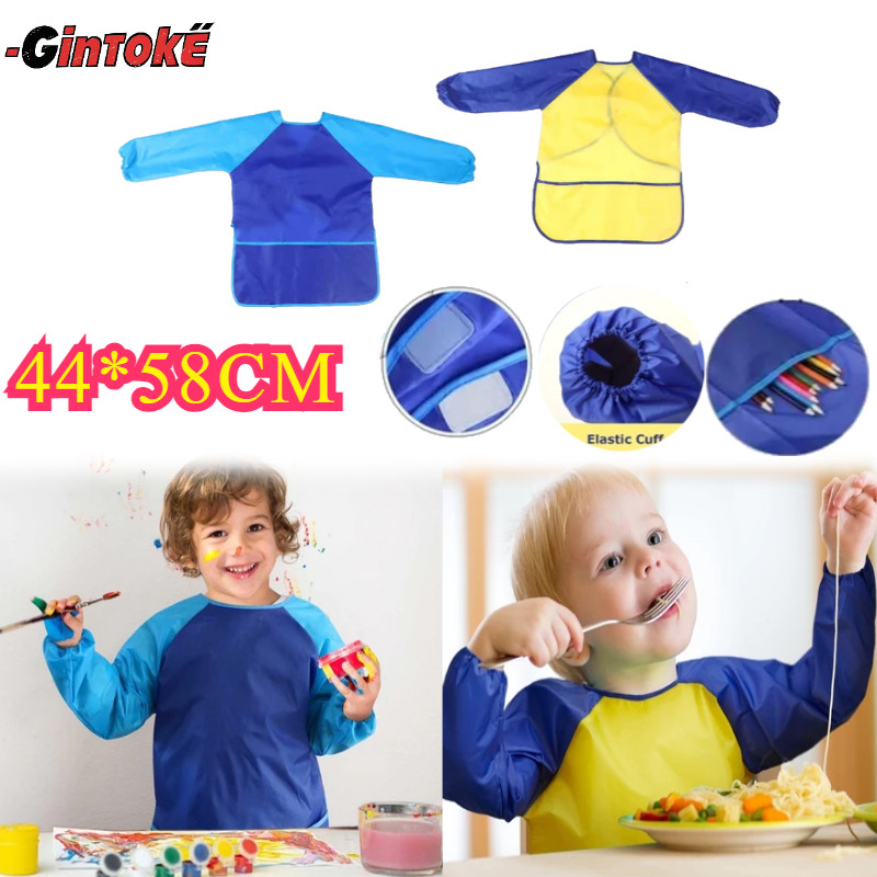 Air Apron Waterproof Kids Apron/Kids Painting Apron Apron Lukis Anak Celemek Melukis Art Smock Kids