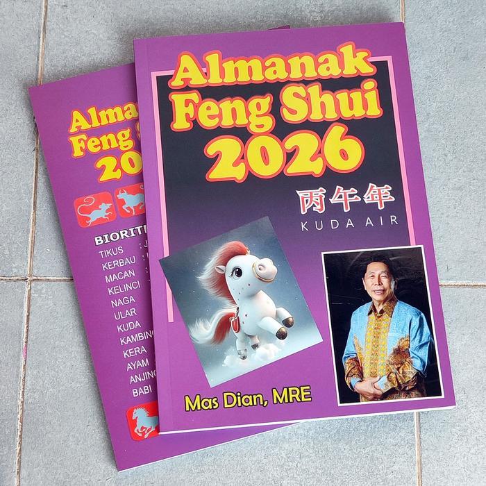 Almanak Feng Shui 2026 Mas Dian MRE - Kalender Fengshui - Buku Almanak Terlaris