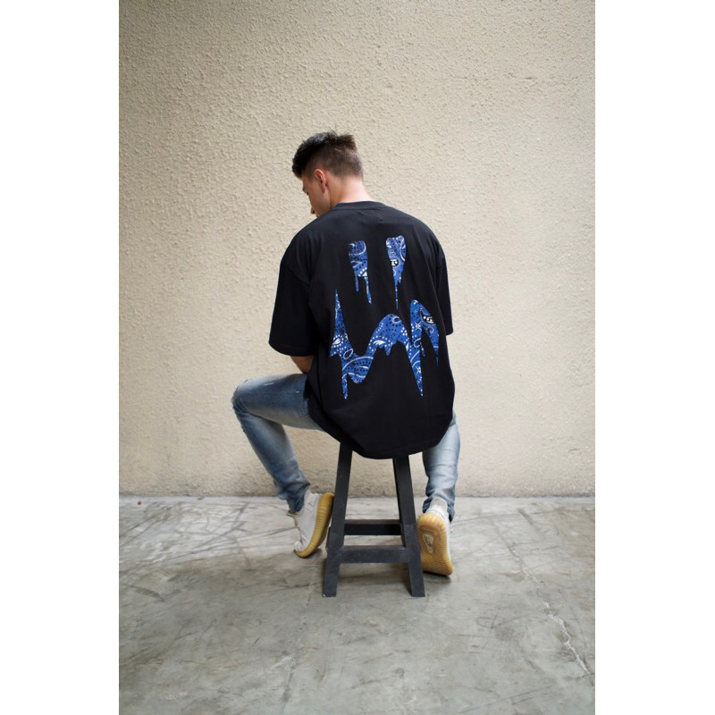 Branche Oversize Tshirt Blue Paisley