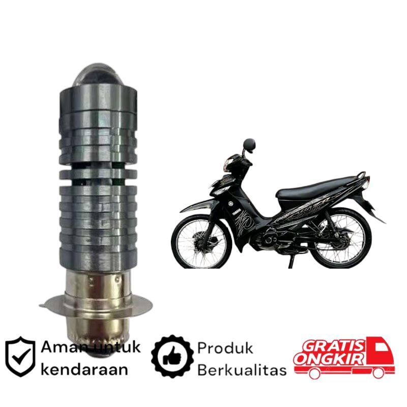 1pcs Lampu depan LED H6 Laser motor Yamaha VEGA ZR Koko