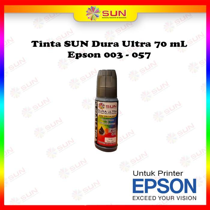 Tinta Epson Art Paper 003 / 001 /057 Korea Terbaik - SUN DURA ULTRA INK 70 ml untuk Epson L1100 / L1