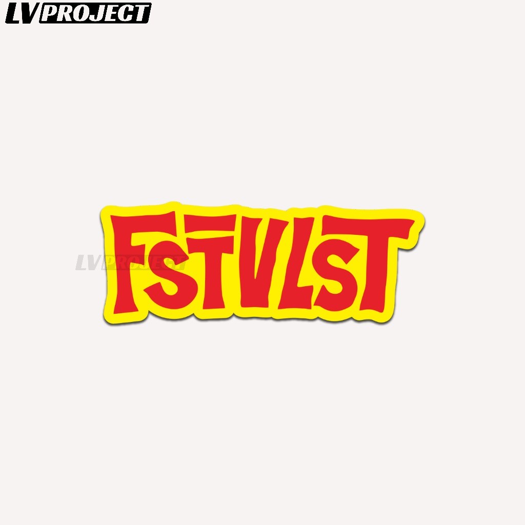 Stiker FSTVLST Satuan Waterproof Vinyl Glossy Sticker Band Laptop HP Helm Motor