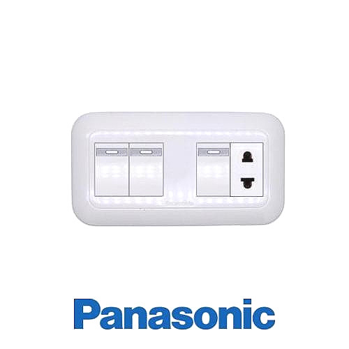 PANASONIC SAKLAR SERI KECIL + STOP KONTAK SAKLAR UNIVERSAL PUTIH WEJ 78049 + WEJ 5531 + WEJ 10919 SN