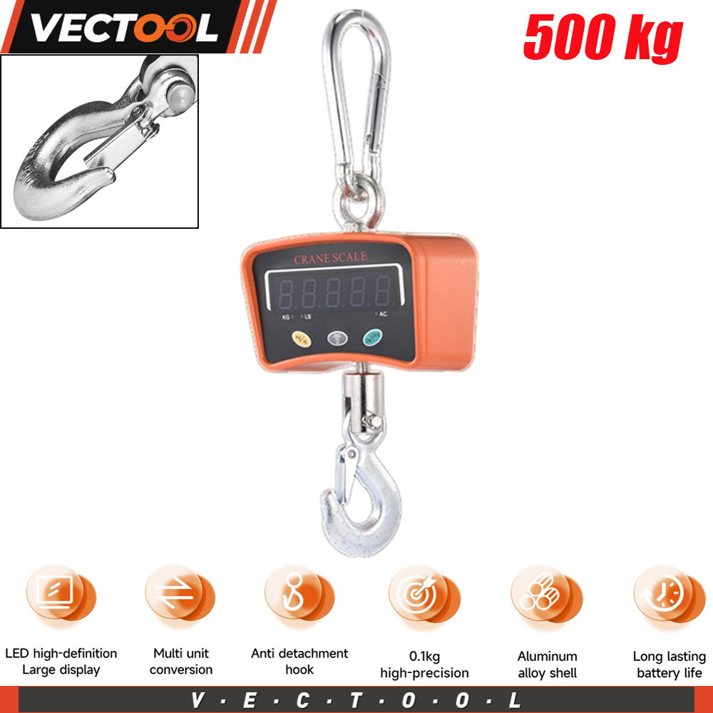 Timbangan Gantungan Elektronik 500kg Timbangan Elektronik Isi Ulang Timbangan Kran Elektronik Presis