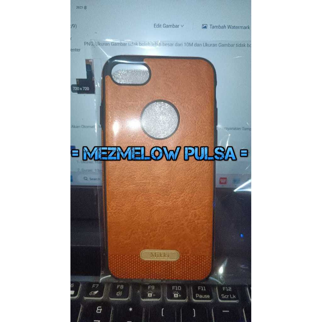 Mikki Softcase Smartphone Leather Soft Case Motif Kulit Case IPHONE 7 / IPHONE 8 BIASA
