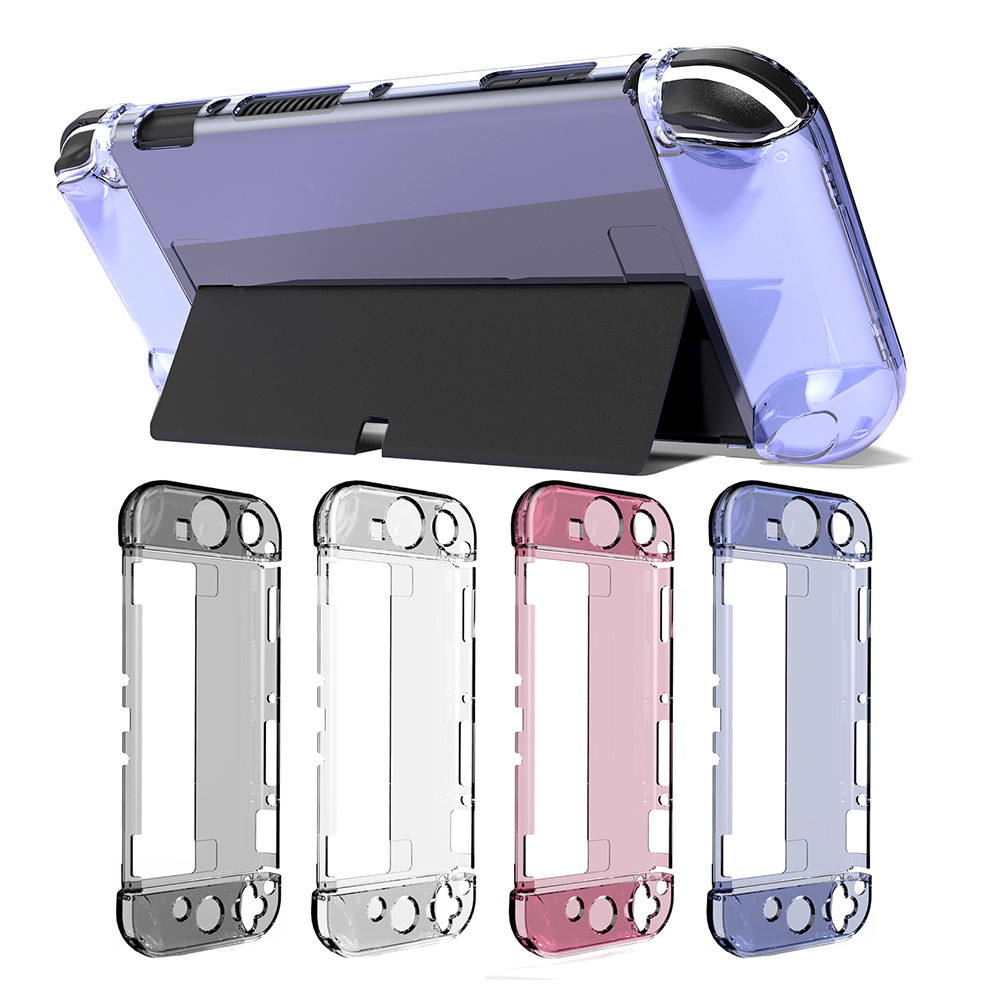 Transparent Protective Case For Nintendo Switch OLED Controller Games Accessories hard Protection Co