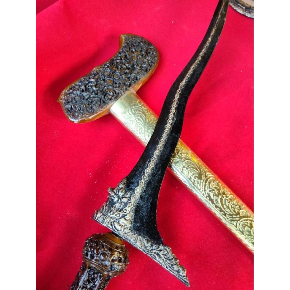 keris jangkung naga raja welang kinatah warangka gayam solo ukir BK2