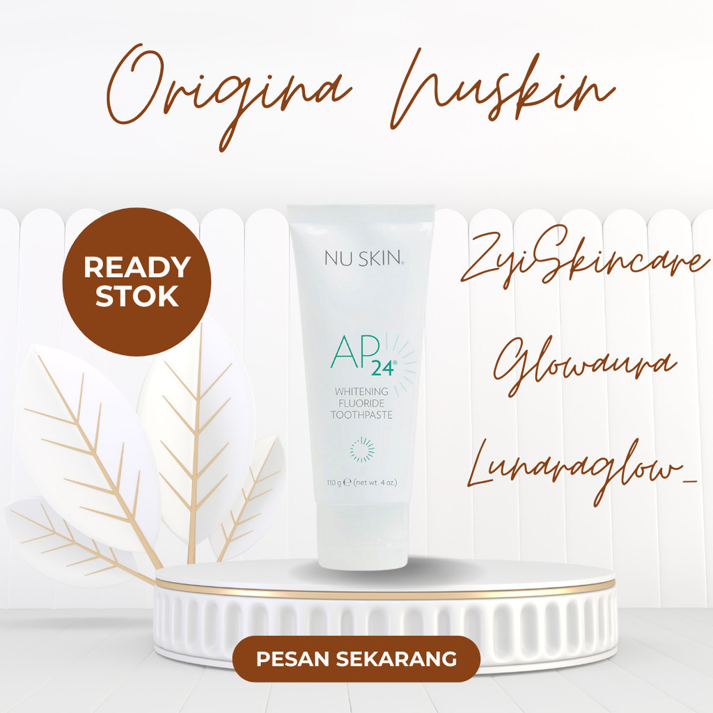 AP 24 Whitening Toothpaste - 110 gr Original Nu Skin Perawatan, Kecantikan dan Kesehatan