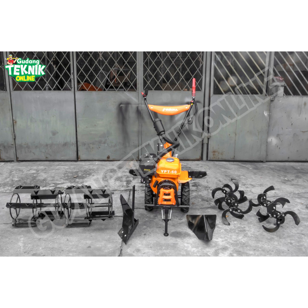 Mesin Traktor Mini Cultivator YASUKA YPT60 Model GEARBOX / Mesin Bajak Sawah Basah Kering - Tiller C