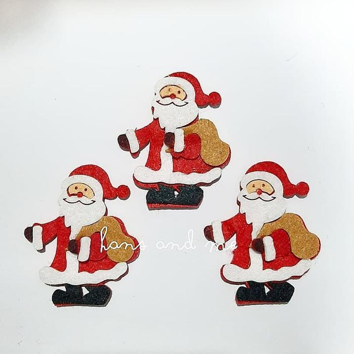Hiasan Flanel Natal Santa Claus (FB) Besar