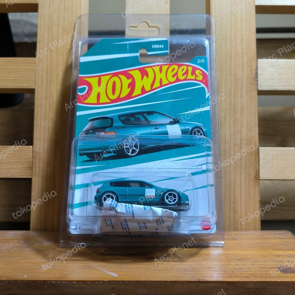 Hot Wheels 92 Honda Civic EG Hijau