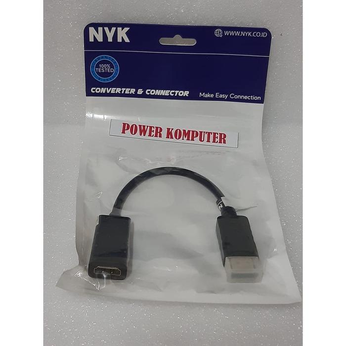 NYK Converter DisplayPort to HDMI - Kabel Display Port to HDMI