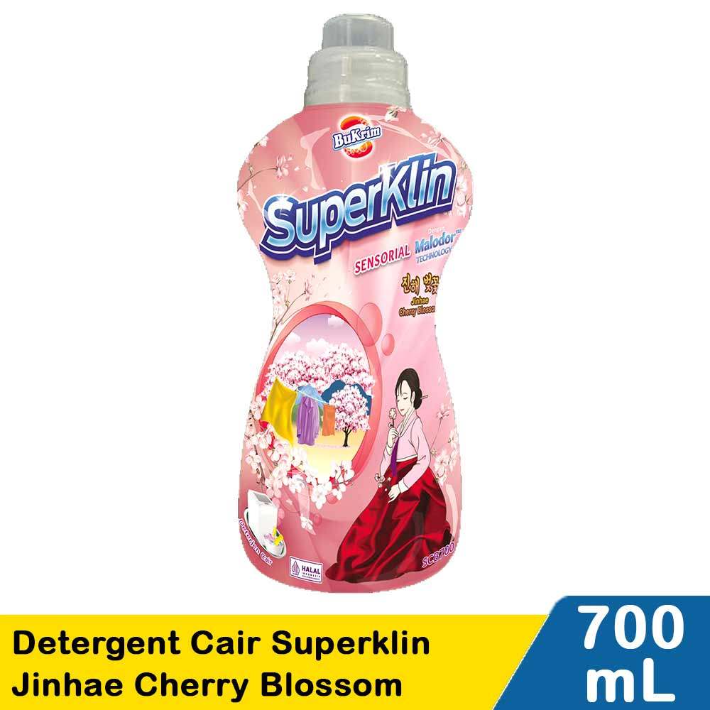 BU KRIM DETERGENT CAIR SUPERKLIN JINHAE CHRY BLS 700ml