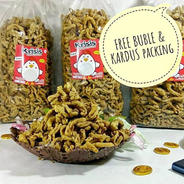 [MAWAR KONDANG] Keripik Usus ayam Super - KRISIS 2 Kg. Kripik Goreng crispy Original, kiloan perkilo
