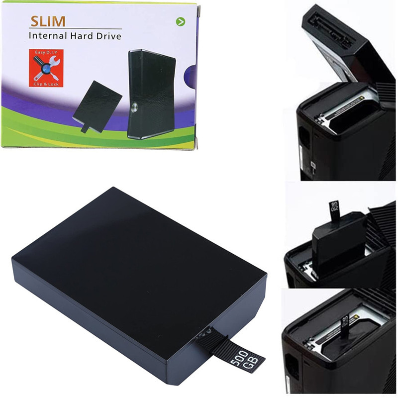 For Xbox 360 Slim/Xbox 360E Console 500GB/ 320GB/ 250GB/ 120GB/ 60GB Internal HDD Hard Drive sk For 