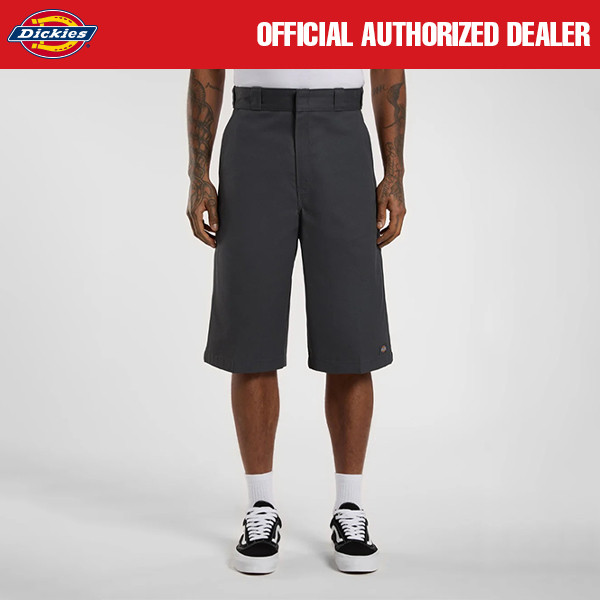 CELANA PENDEK 15 Inc CASUAL SHORT PANTS PRIA ABU ABU ORIGINAL DICKIES | 15 INCH WORK SHORT CHARCOAL