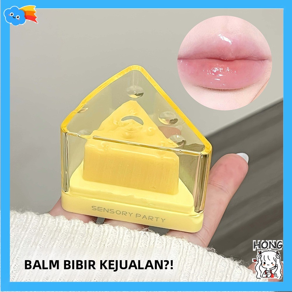 Lip Balm Keju bentuk/Liptint Lip Gloss Pelembab/mengurangi Garis Bibir