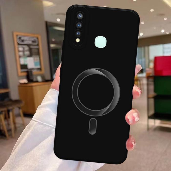 Softcase Kompatibel Untuk Vivo Y19 - Motif Magsafe Terbaru, Kesing Handphone, Silikon Case, Tahan La