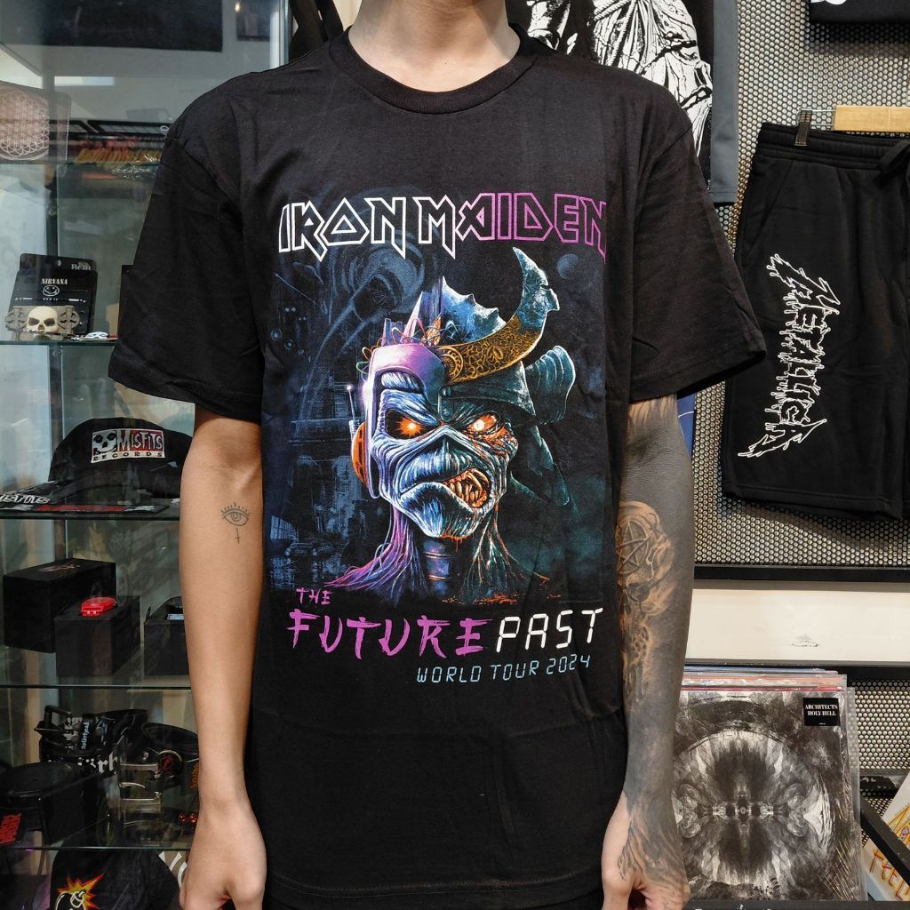 ORI T Shirt Band Official IRON MAIDEN - THE FUTURE PAST WORLD TOUR 2024 Original