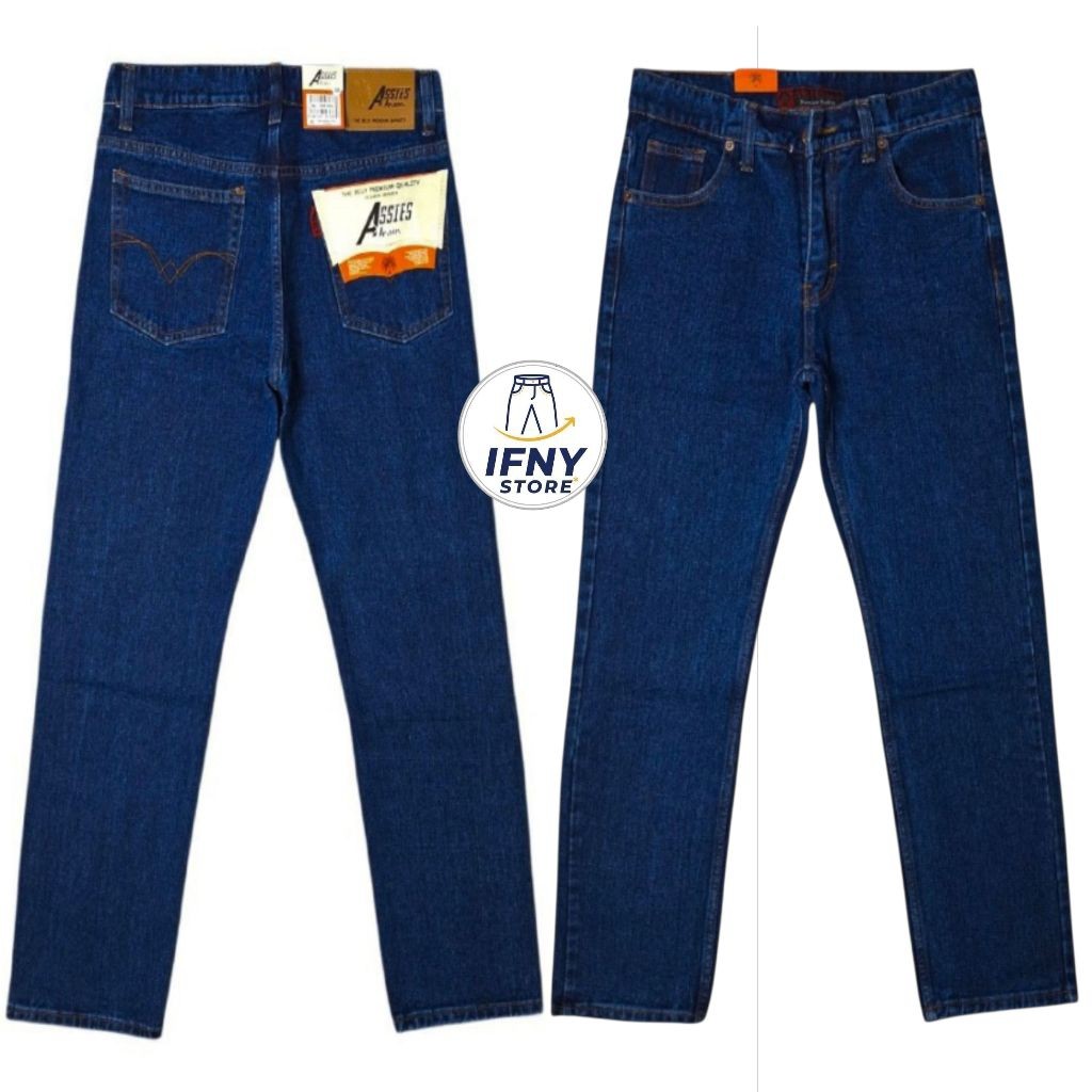CELANA JEANS PRIA BRAND ASSIES ORIGINAL / CELANA JEANS PRIA STANDAR REGULER / CELANA JEANS STANDAR