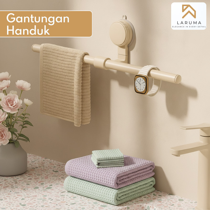 Gantungan Handuk Tempel Dinding Rak Handuk Estetik Kamar Mandi Tempat Handuk Minimalis