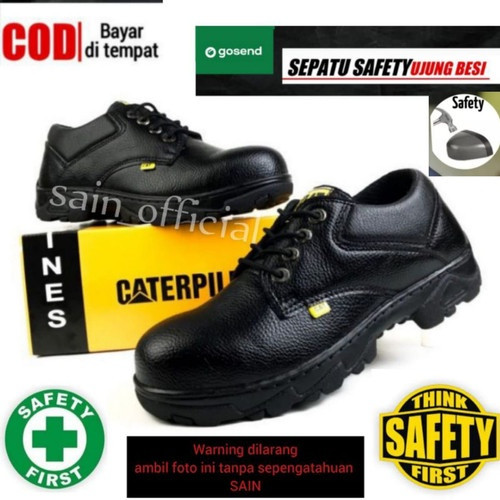 Safety safety sepatu safety kings Safety Safety Pria Ujung Besi - safety cat tali, 39 Safety