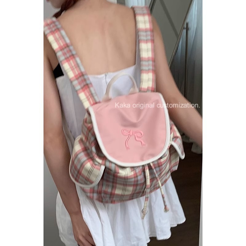 Tas ransel  Terbaru Lucu Wanita Anak Tas Sekolah Perempuan Perjalanan Ratusan Kecil korea import fas