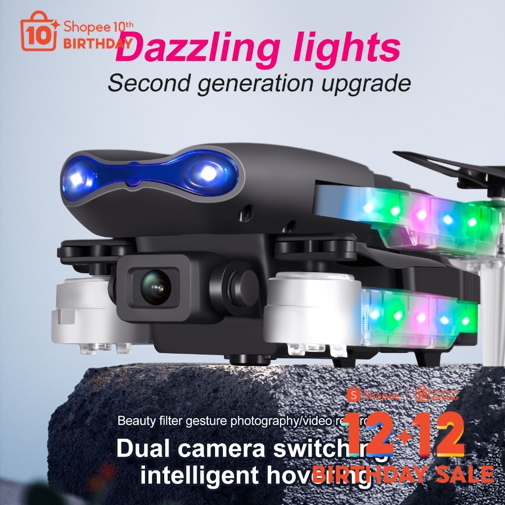 Drone 4K kamera UltraHD Foldable Drone Lipat Single Camera