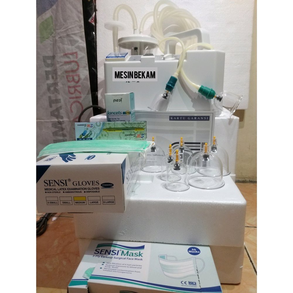 Alat Bekam Kepala 2 Cup Super Komplit