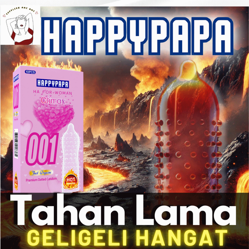Kondom Pria 001 Berduri Bergerigi Kualitas Premium - Japan Condom Dotted - Privasi Terjamin Aman