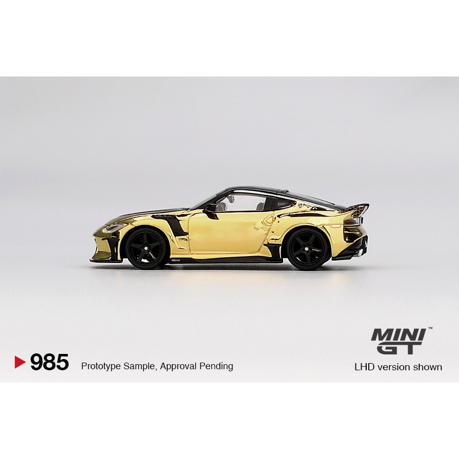 MINIGT 1:64 Z VeilSide FFZ400 Gold Chrome Diecast Model Car
