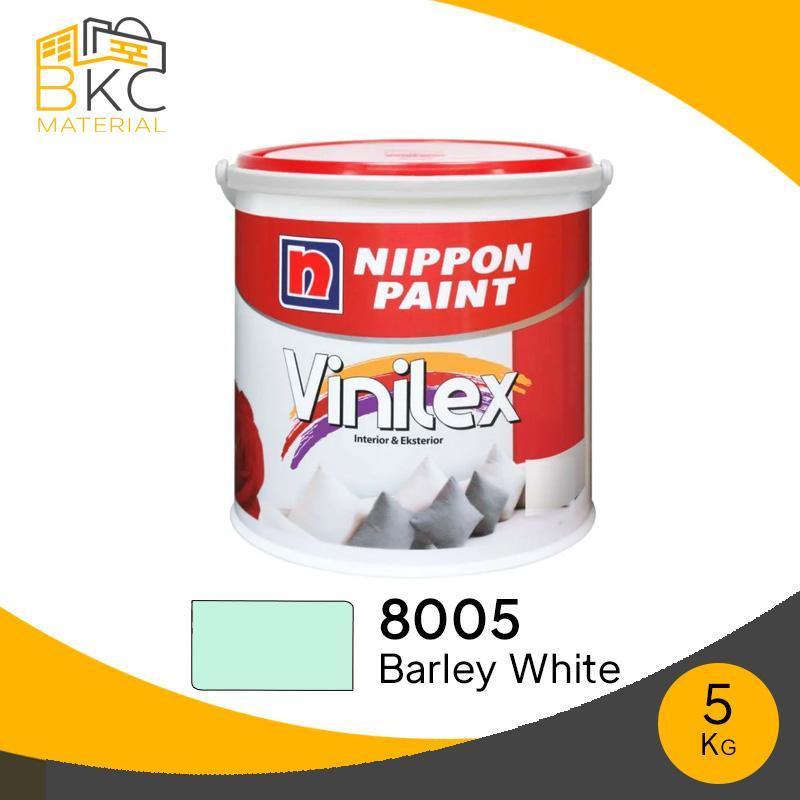 Cat Tembok NIPPON PAINT Vinilex Interior dan Eksterior 8005 Barley White 5 kg (Galon)