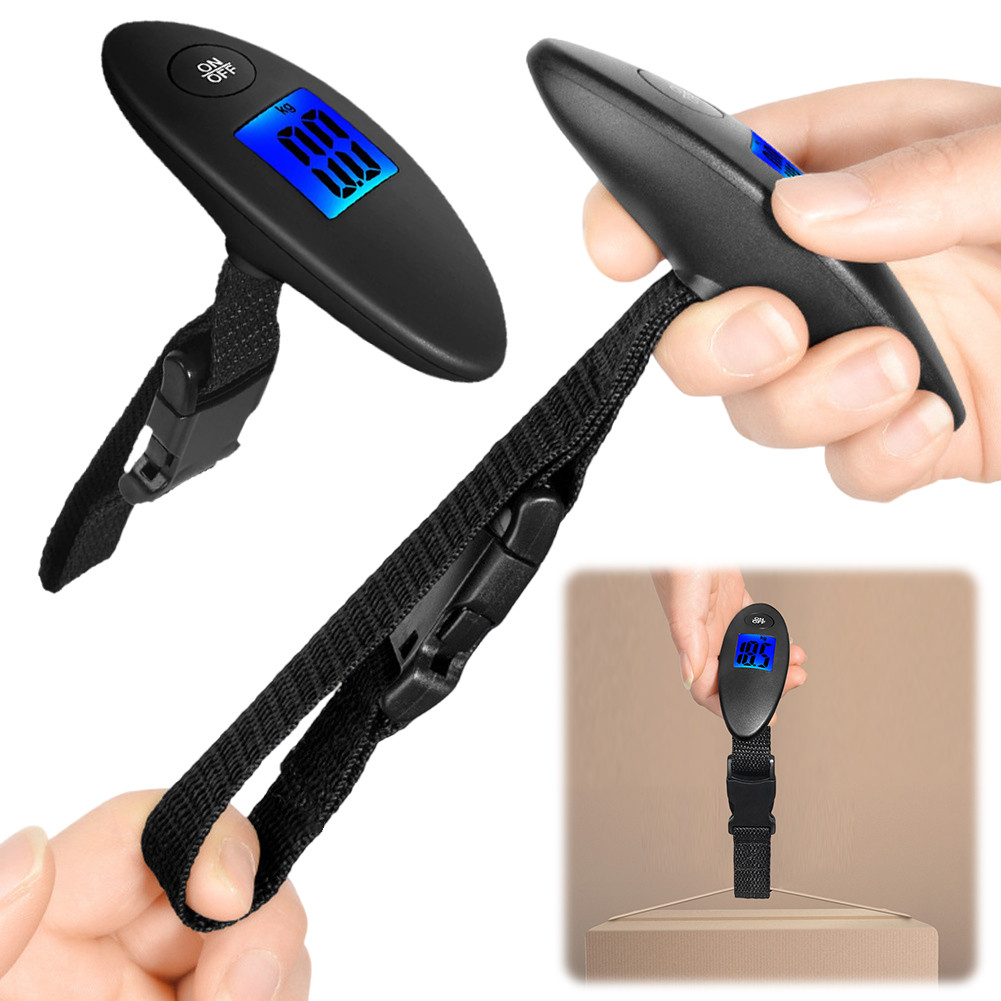 Luggage Scale gital Luggage Scale Hanging Baggage Scale LCD splay Handheld Mini Pocket Scale with Ba