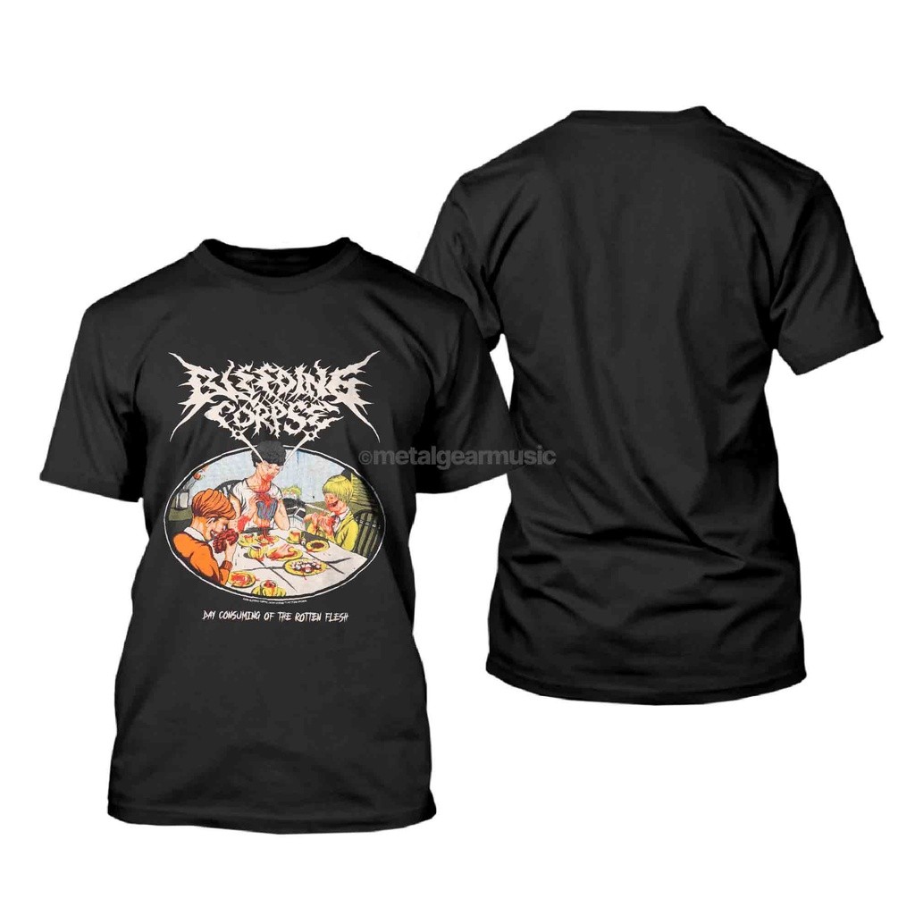 ORIGINAL BLEEDING CORPSE - ROTTEN FLESH BLACK TSHIRT