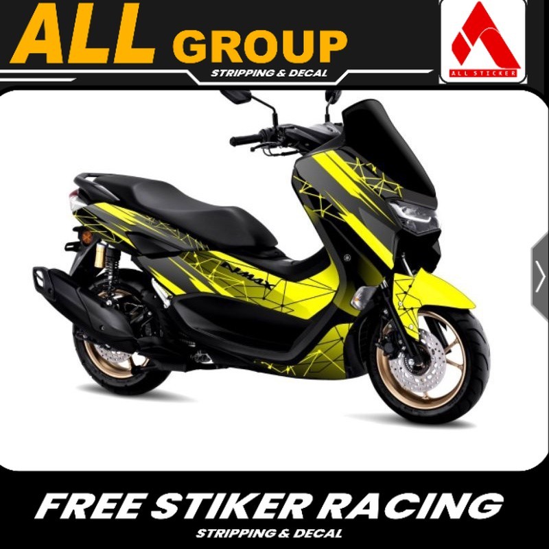 striping stiker decal full bodi nmax new 2020/2021 motof grafis